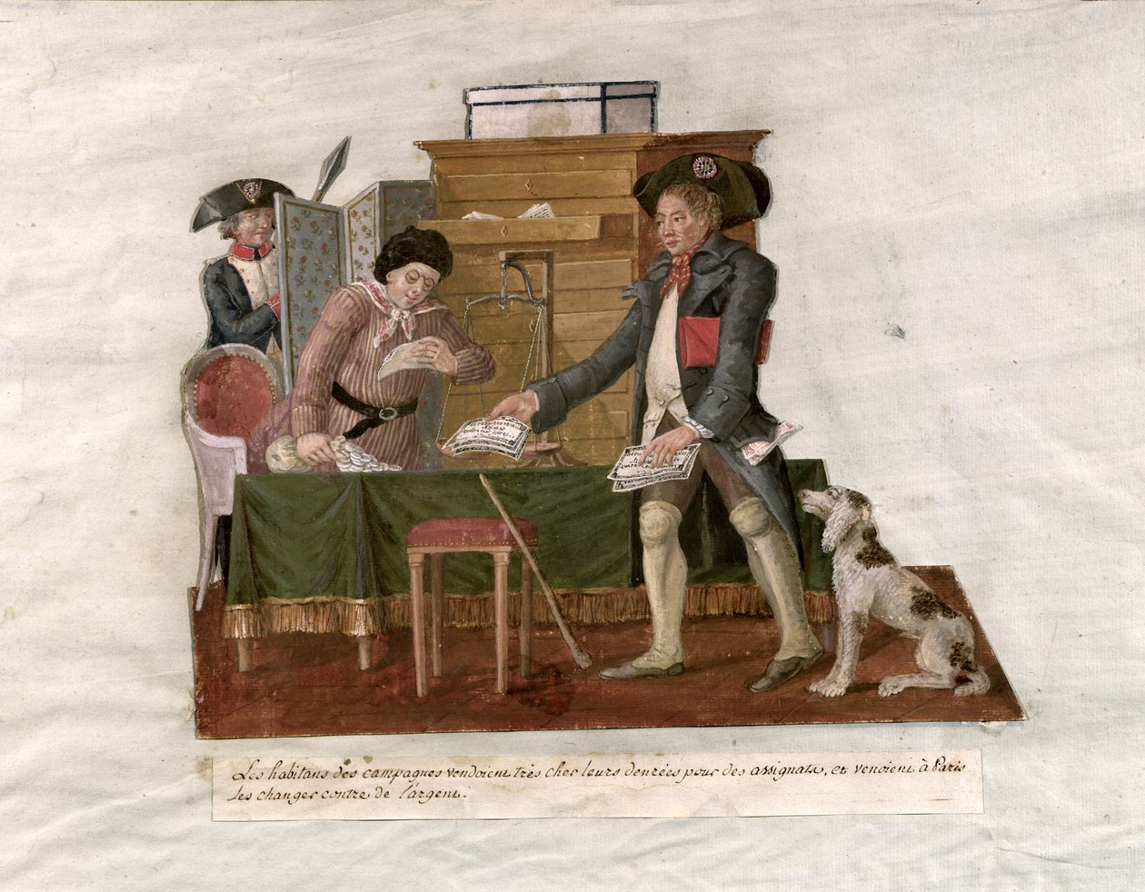 Fol.55 Contadini e il cambiavalute da Lesueur Brothers