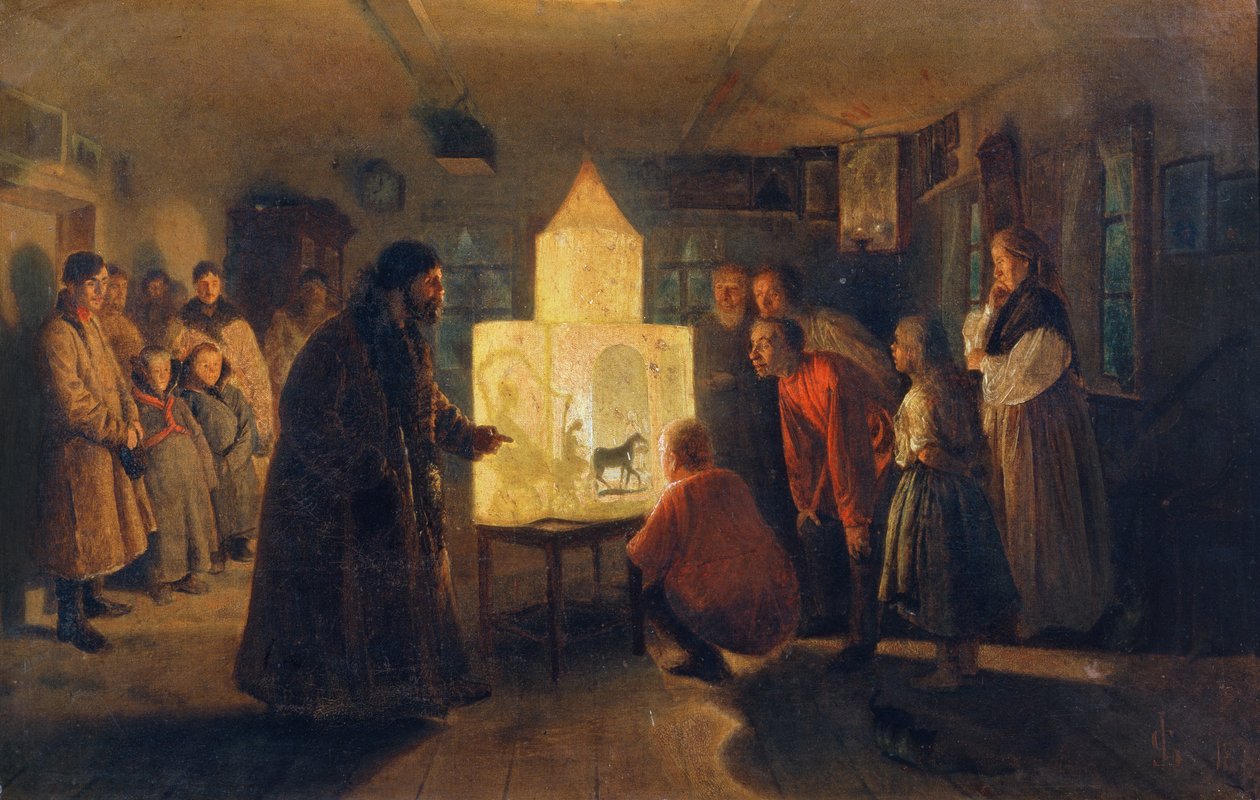 La lanterna magica, 1876 da Lev Grigoryevich Solovyev