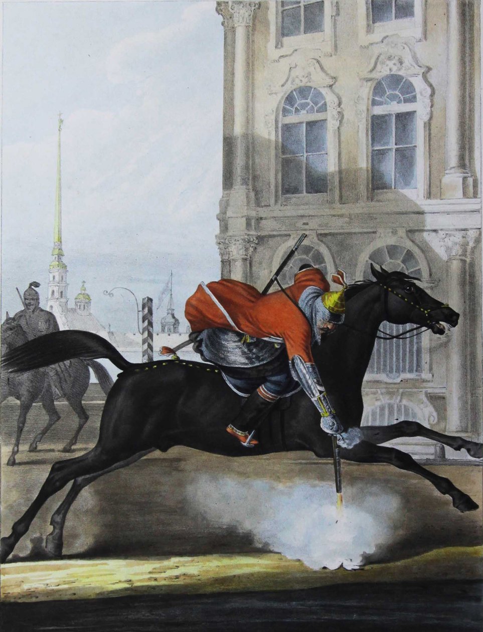 Junker dello squadrone caucasico-montano delle guardie della vita, 1829 da Lev Alexandrovich Belousov