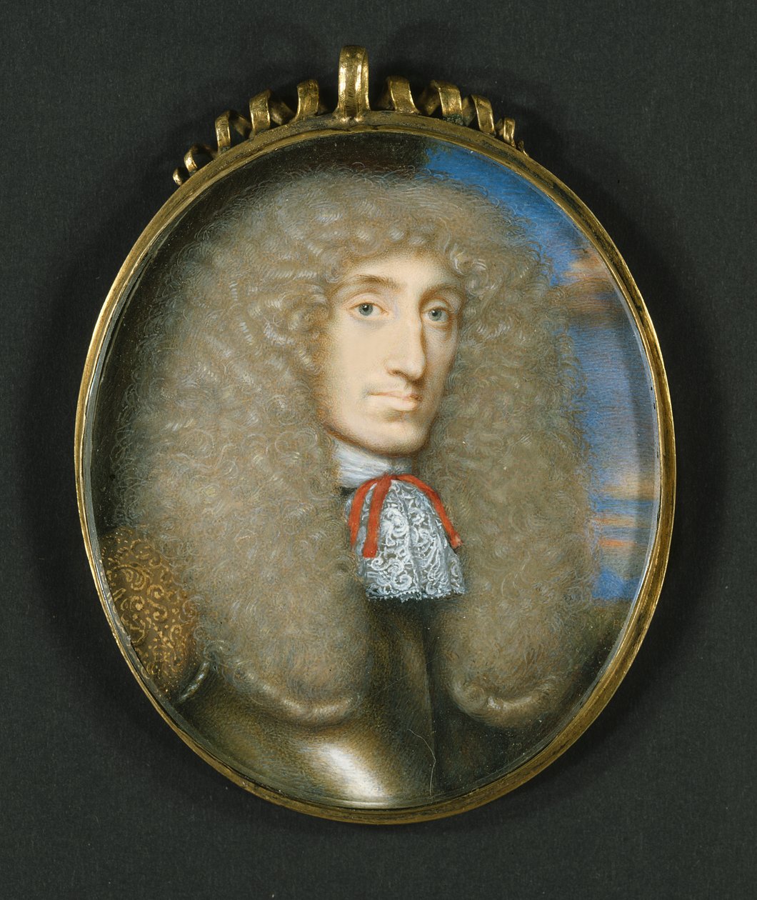 Miniatura di Robert Kerr, 4° conte di Lothian, 1667 da Lewis Cross