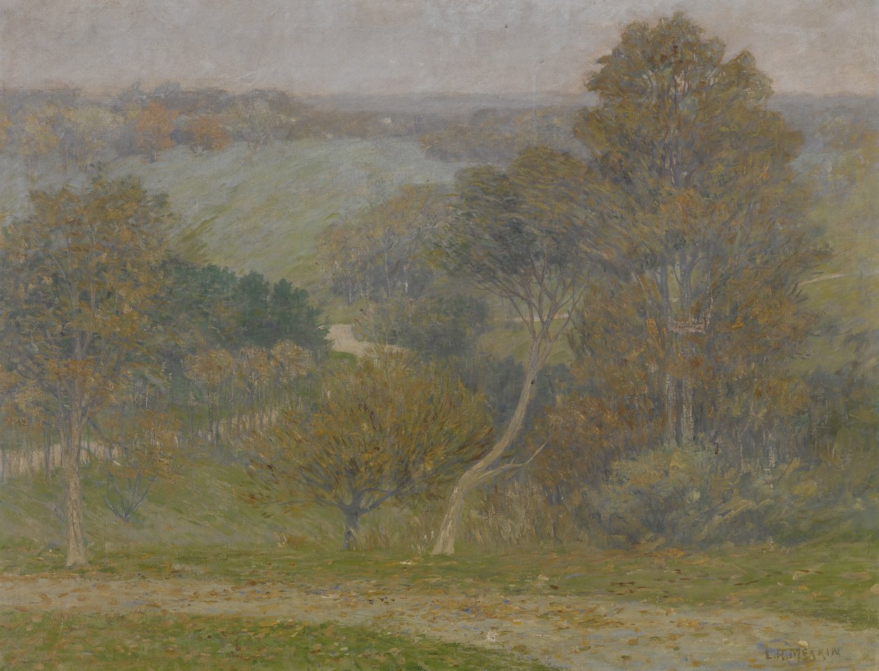 Collina e valle, c.1896 da Lewis Henry Meakin