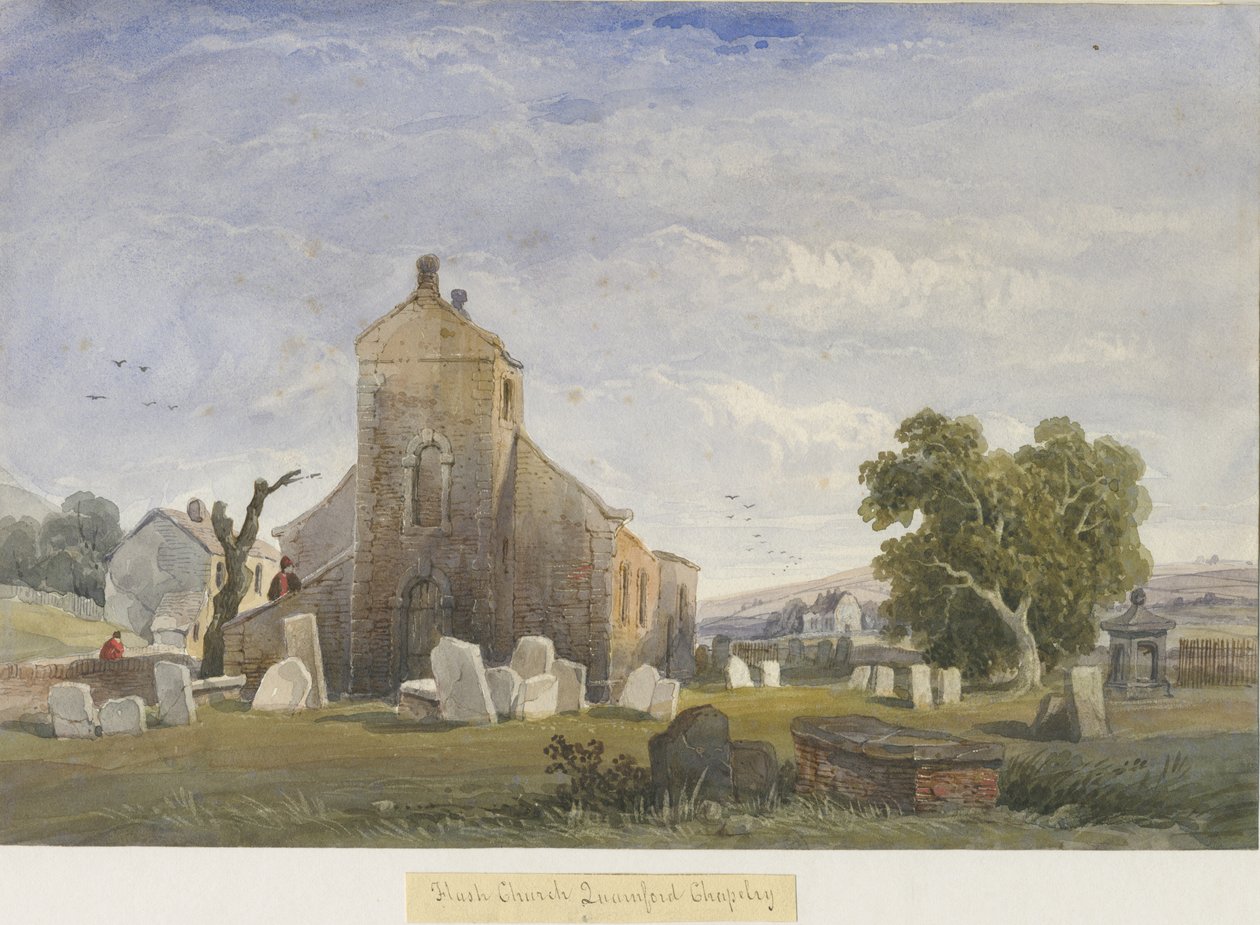 Cappella di Flash: acquerello, nd [c1830-1840] da Lewis John Wood