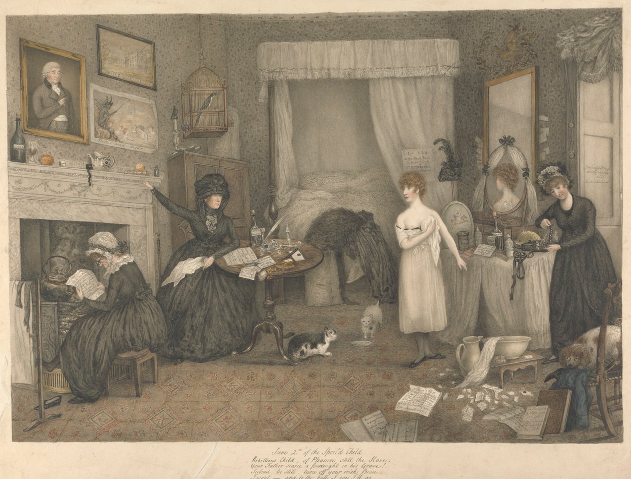 Il Bambino Viziato, Scena II da Lewis Vaslet