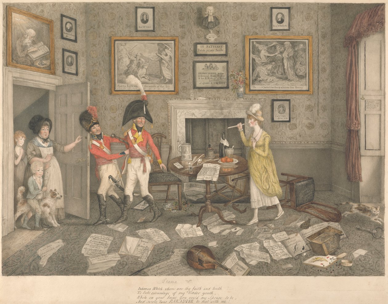 Il bambino viziato, Scena V da Lewis Vaslet