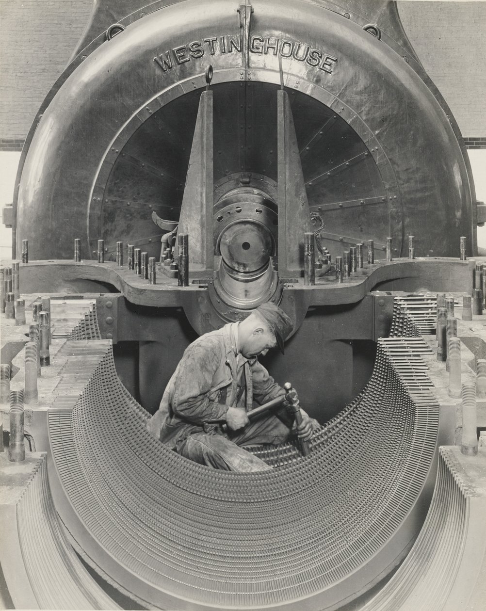 Il cuore della turbina da Lewis W. Hine