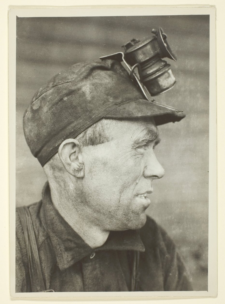 Un minatore inglese, Pennsylvania da Lewis Wickes Hine