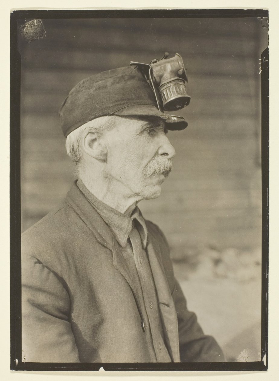 Minatore di carbone inglese da Lewis Wickes Hine