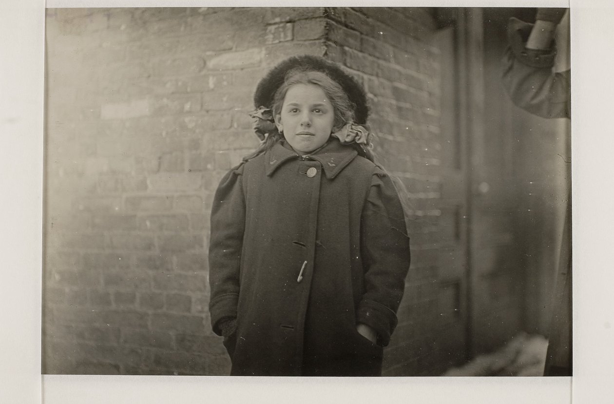 Mary Horn, Hartford, Connecticut, marzo 1909 da Lewis Wickes Hine