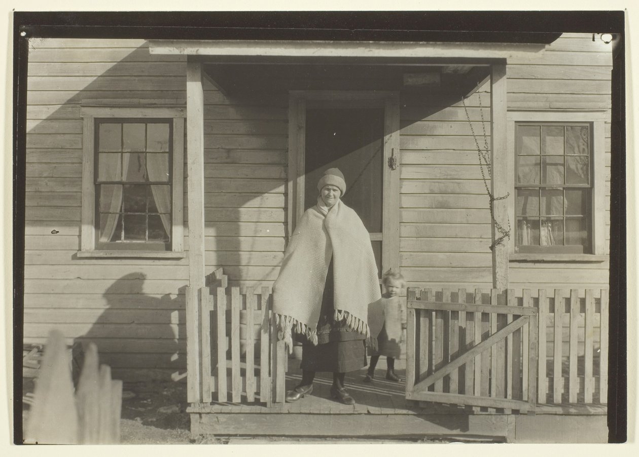 Moglie, figlio e casa di un minatore della Pennsylvania da Lewis Wickes Hine