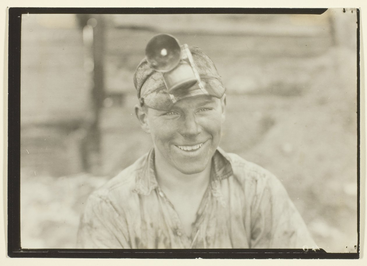 Giovane minatore, Pennsylvania da Lewis Wickes Hine