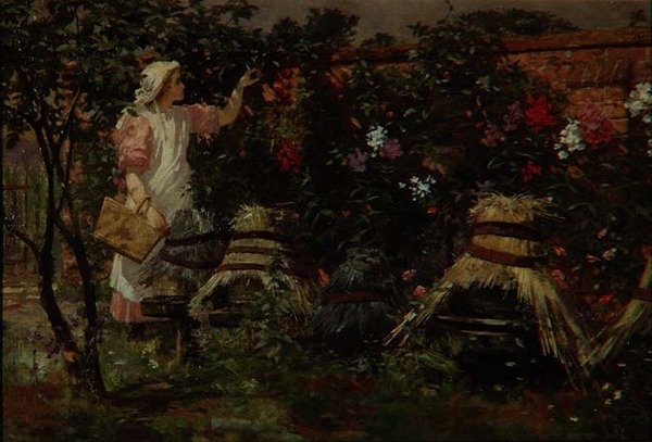 Ragazza e alveari da Lexden L. Pocock