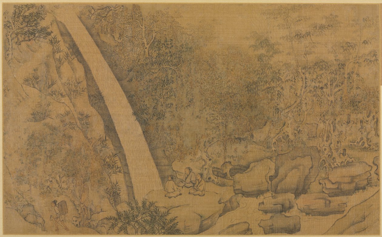 Abitazione nelle montagne del Drago Dormiente Longmian, 1100-1200 da Li Gonglin