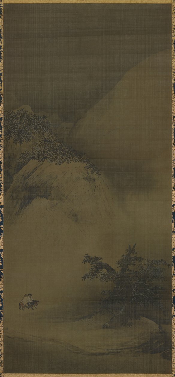 Paesaggio innevato da Liang Kai