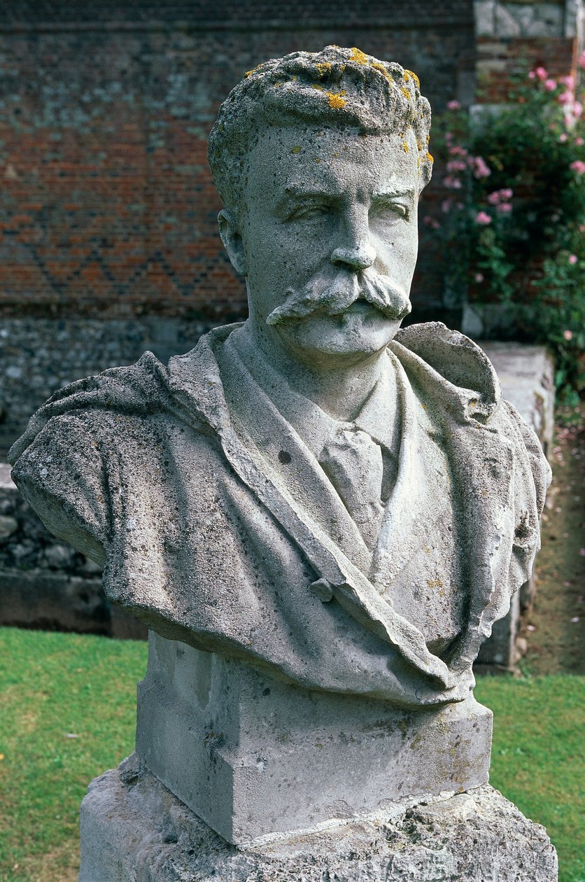 Busto di Guy De Maupassant, giardino del Castello di Miromesnil, Francia, Alta Normandia da Unbekannt Unbekannt