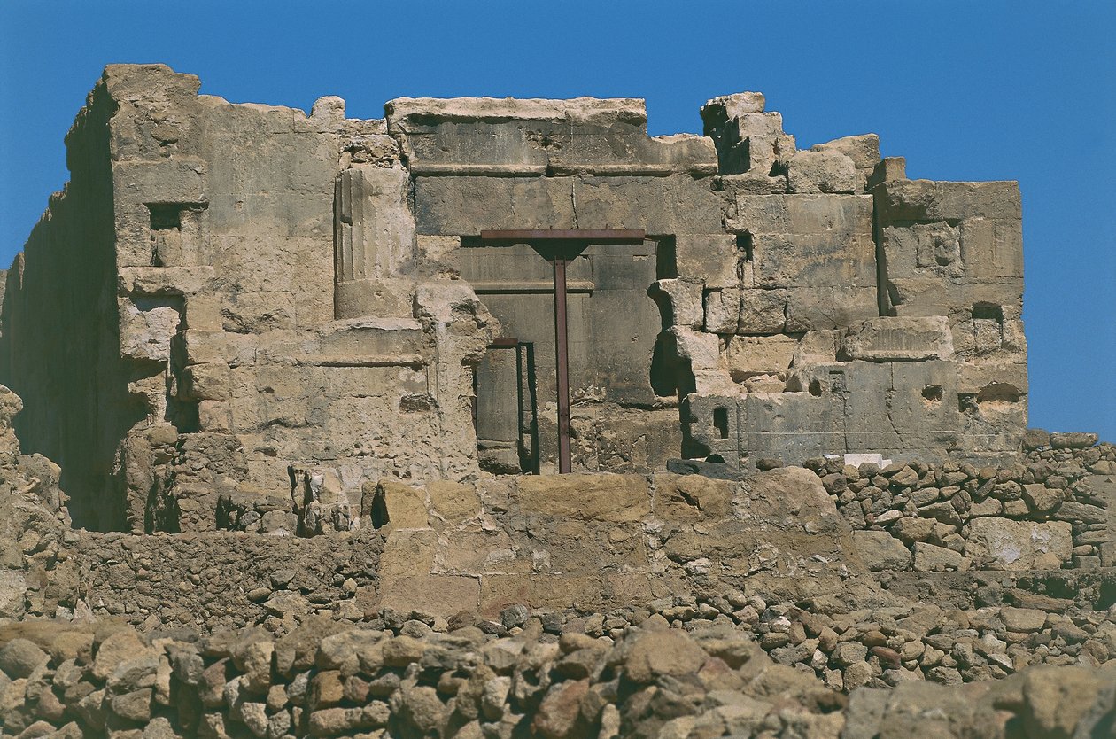 Antico Aghurmi a Siwa (Siwah) Oasis. Tempio dell