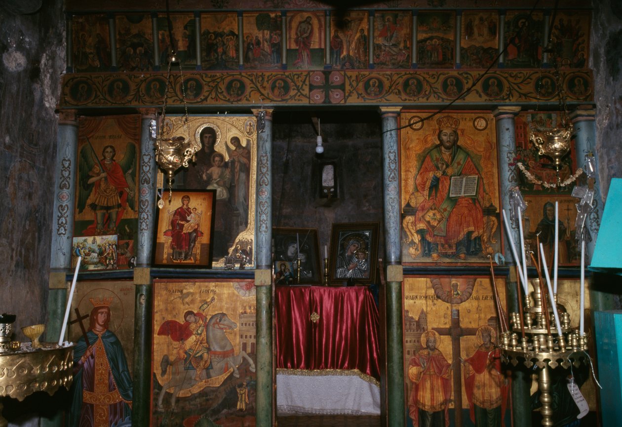 Iconostasi nella chiesa di Agia Paraskevi, Anisaraki, Creta, Grecia (foto) da Unbekannt Unbekannt