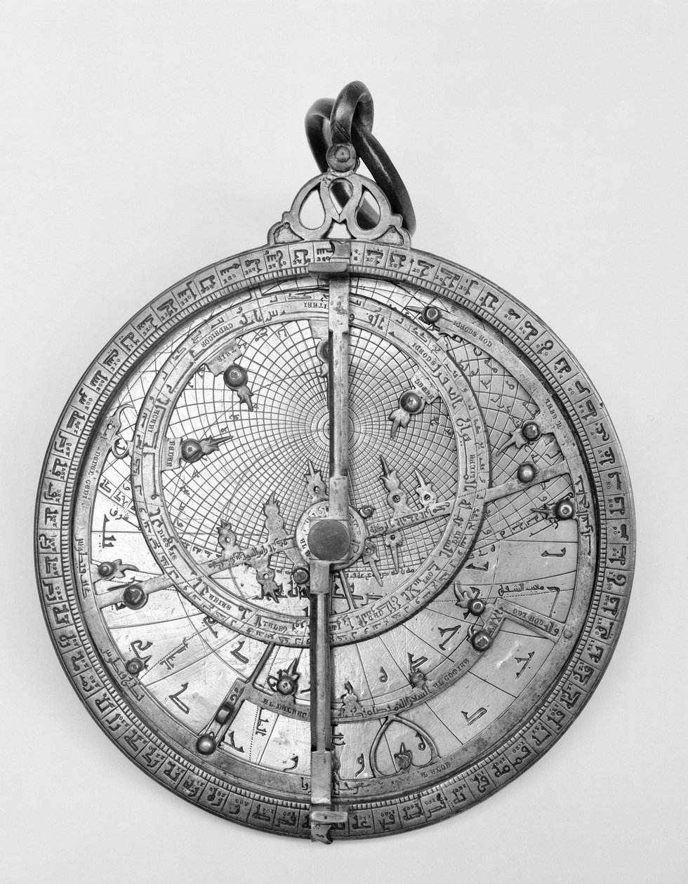 Astrolabio planisferico islamico, c 1650 da Unbekannt Unbekannt