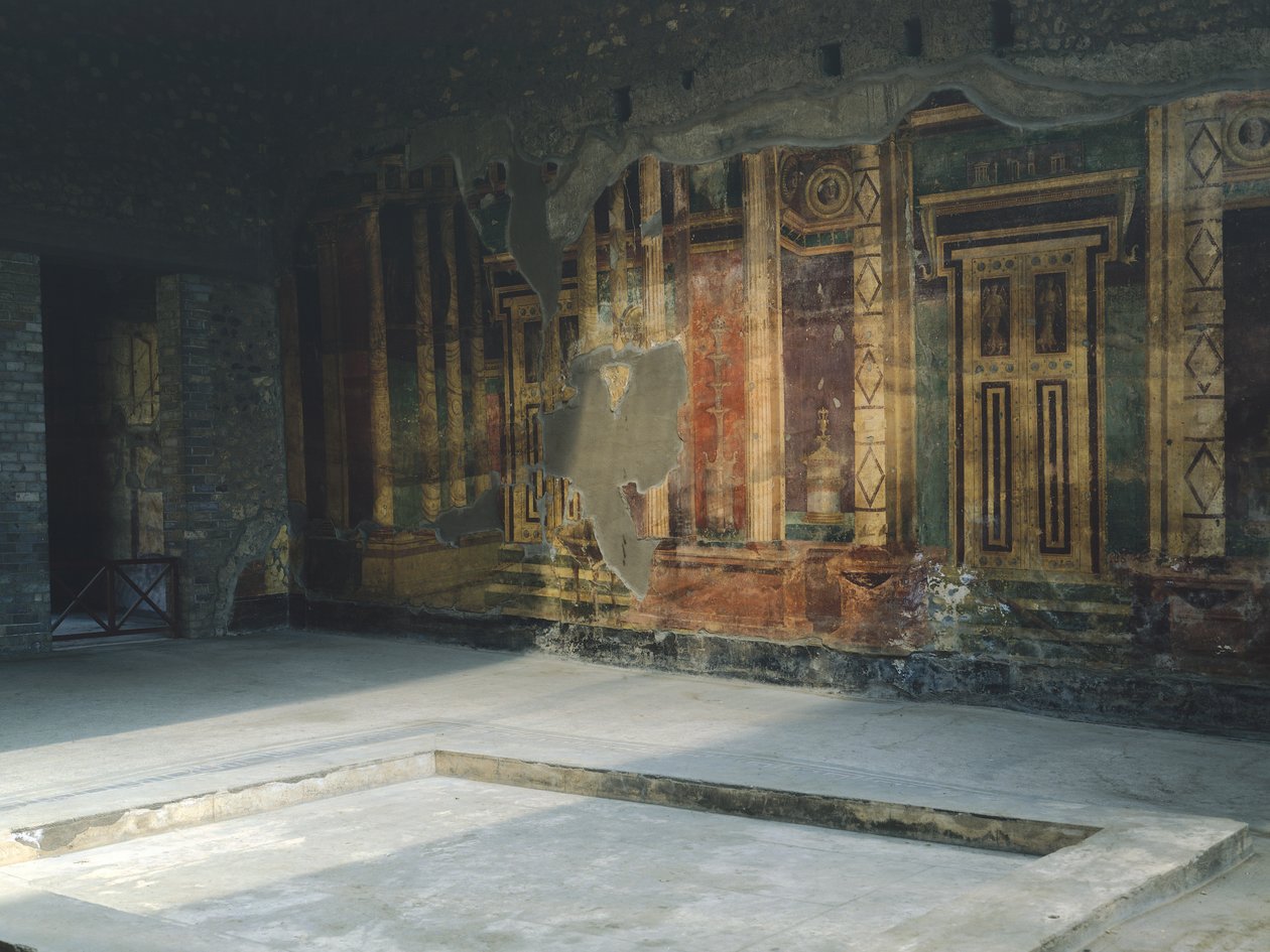 Oplonti, area archeologica di Torre Annunziata, Villa di Poppea, Affreschi con motivi architettonici in Secondo Stile Pompeiano da Unbekannt Unbekannt