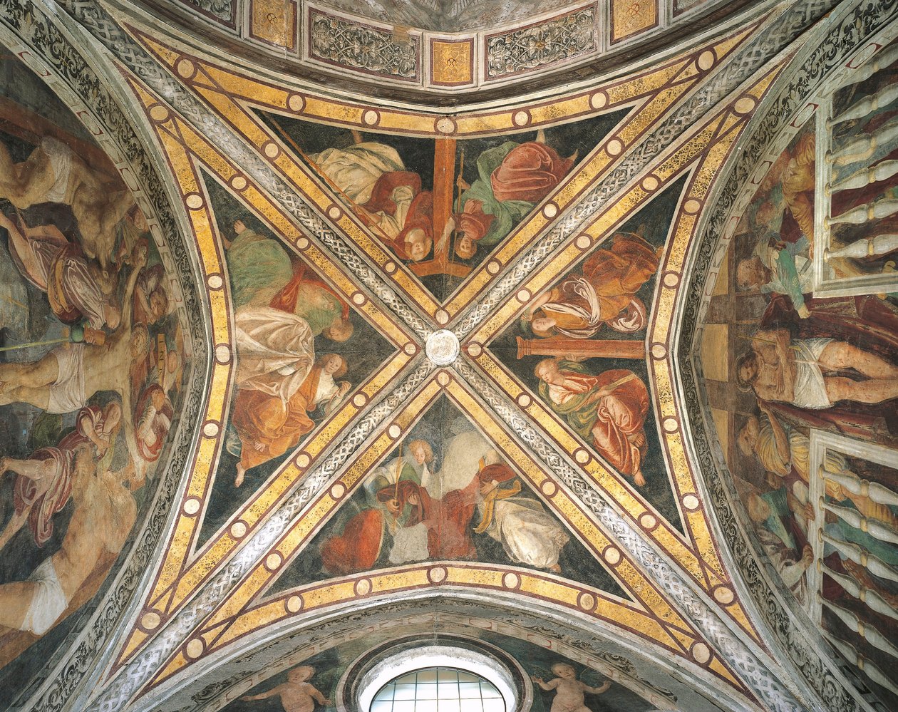 Italia, Lombardia, Milano, Volta della Cappella di Santa Corona nella chiesa di Santa Maria delle Grazie da Unbekannt Unbekannt