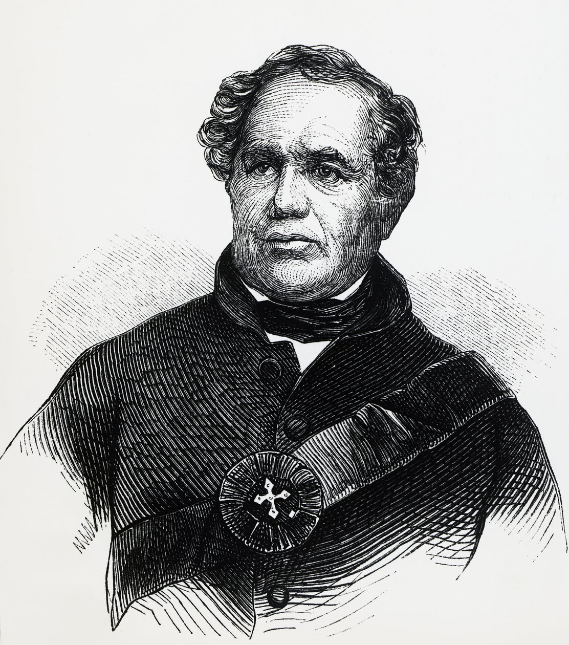 Ritratto di Eleazar Williams (1788-1858), pastore anglicano, che affermava fraudolentemente di essere il Delfino di Francia, incisione da Unbekannt Unbekannt
