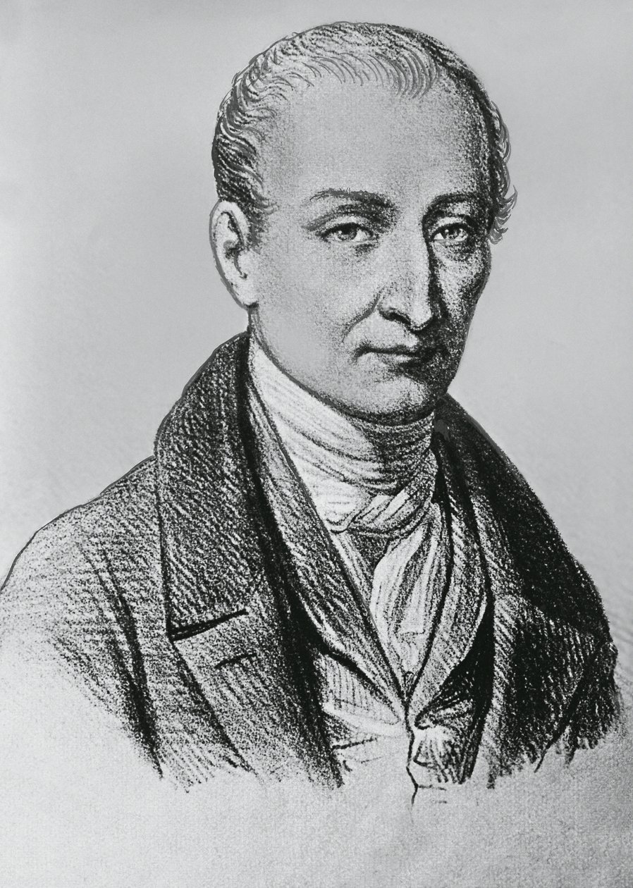 Ritratto di Joseph Nicéphore Niépce (1765-1833), inventore francese dell