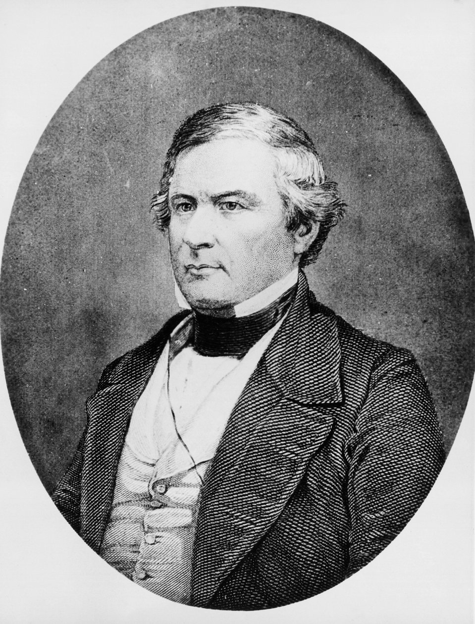 Ritratto di Millard Fillmore, avvocato e politico americano, 13º Presidente degli Stati Uniti, incisione da dagherrotipo di Mathew Brady da Unbekannt Unbekannt