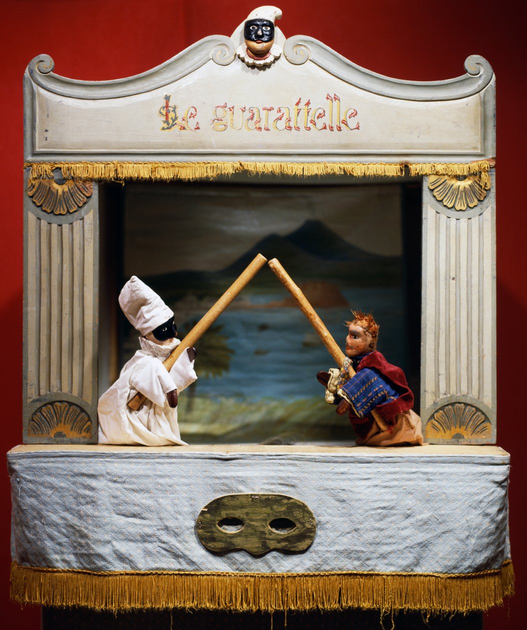 Pulcinella e Pasquale Terremoto, burattini del teatro Maria Imperatrice Guarattelle, Napoli, Italia da Unbekannt Unbekannt
