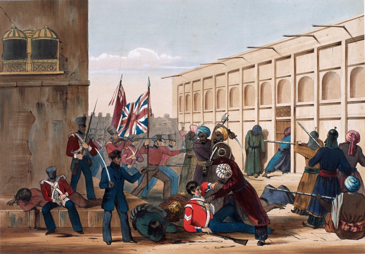 Assalto di Khelat, le truppe entrano nello Zenana, 13 novembre 1839, da 