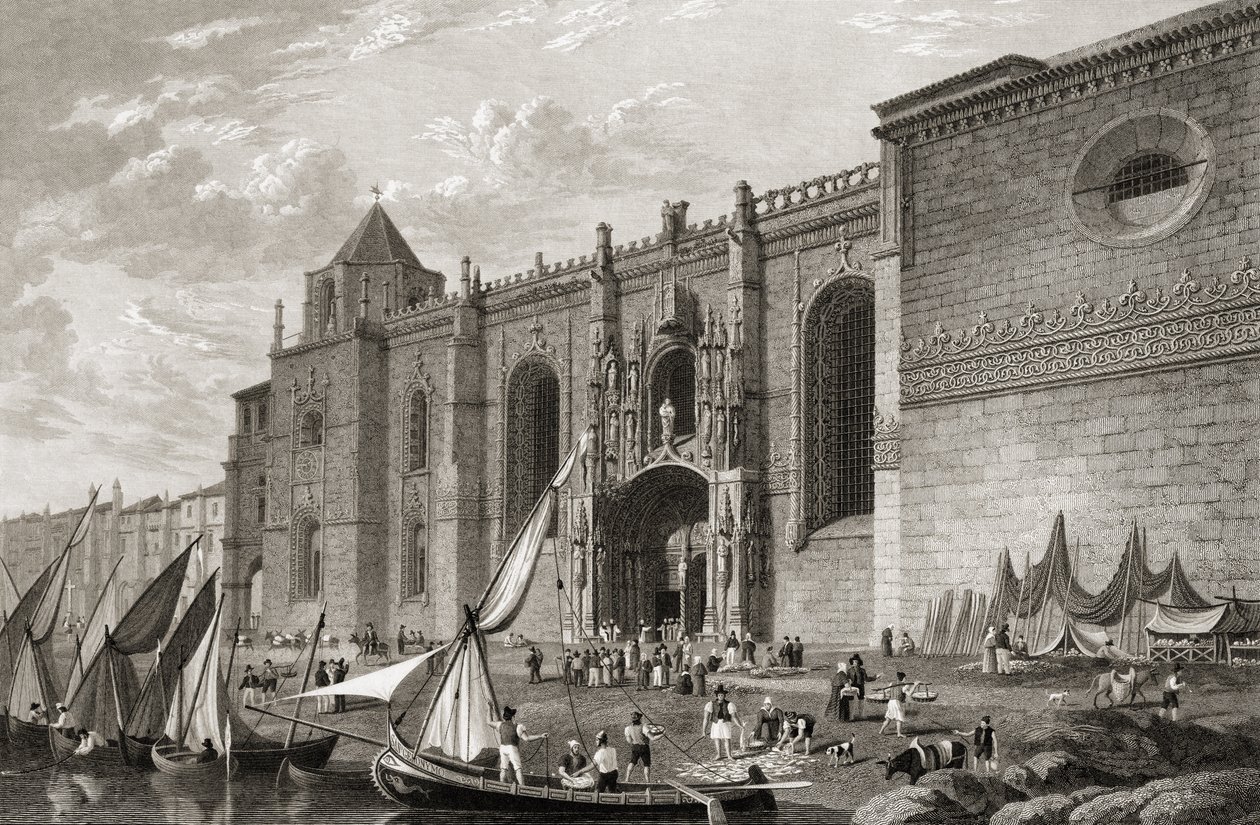 Mosteiro dos Jeronimos Belem, Lisbona, da 