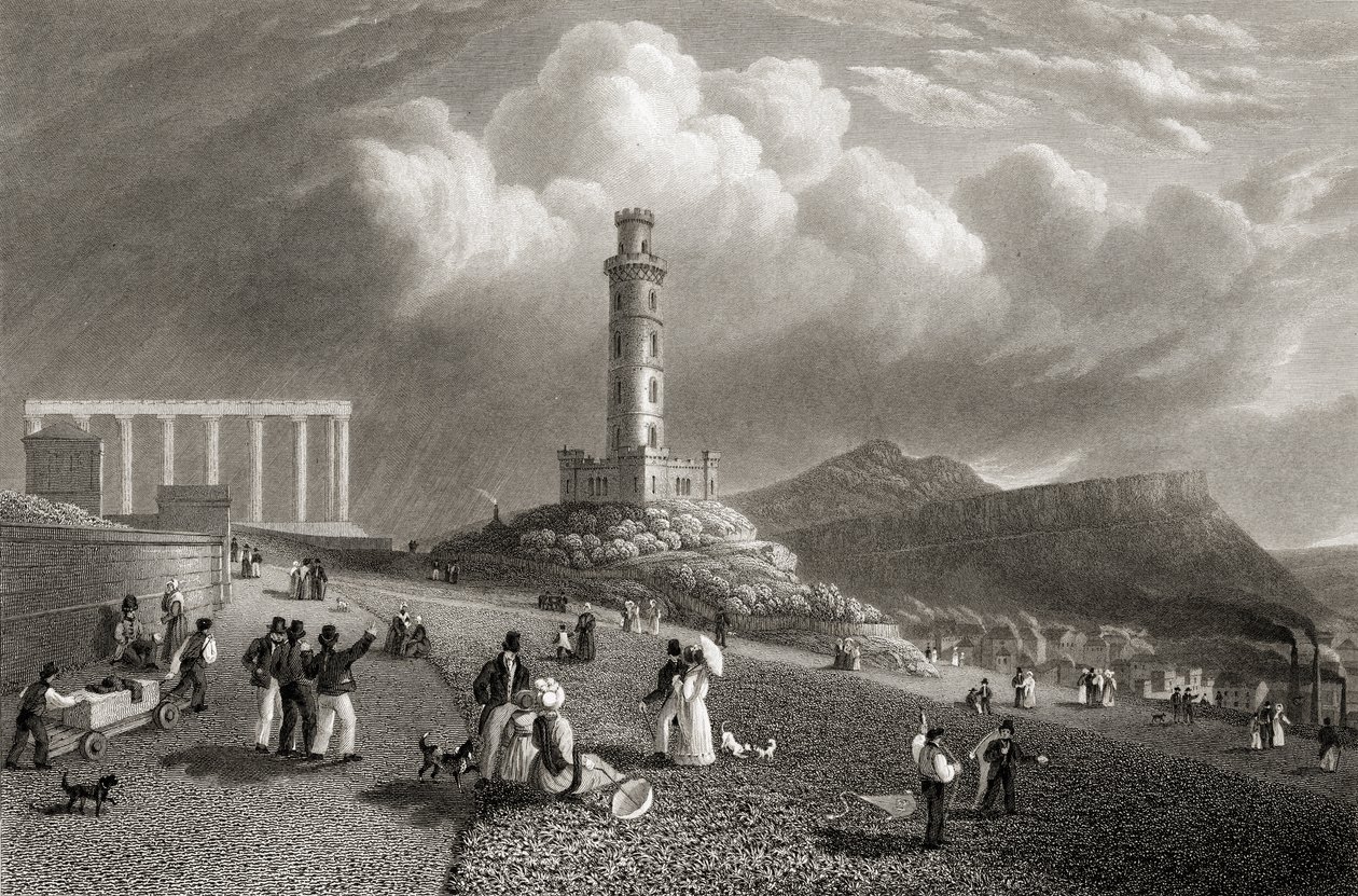 Monumento a Nelson, Calton Hill, Edimburgo, da 