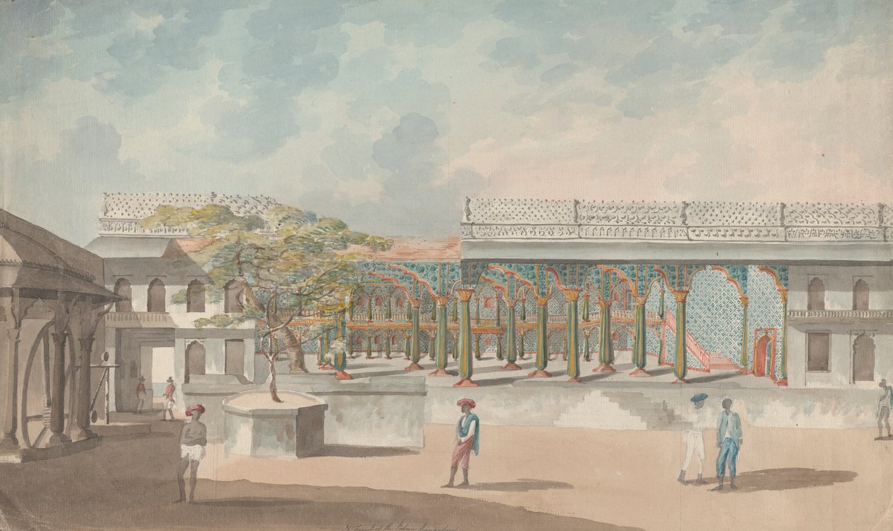 Palazzo estivo di Tipu Sultan da Lieutenant James Hunter