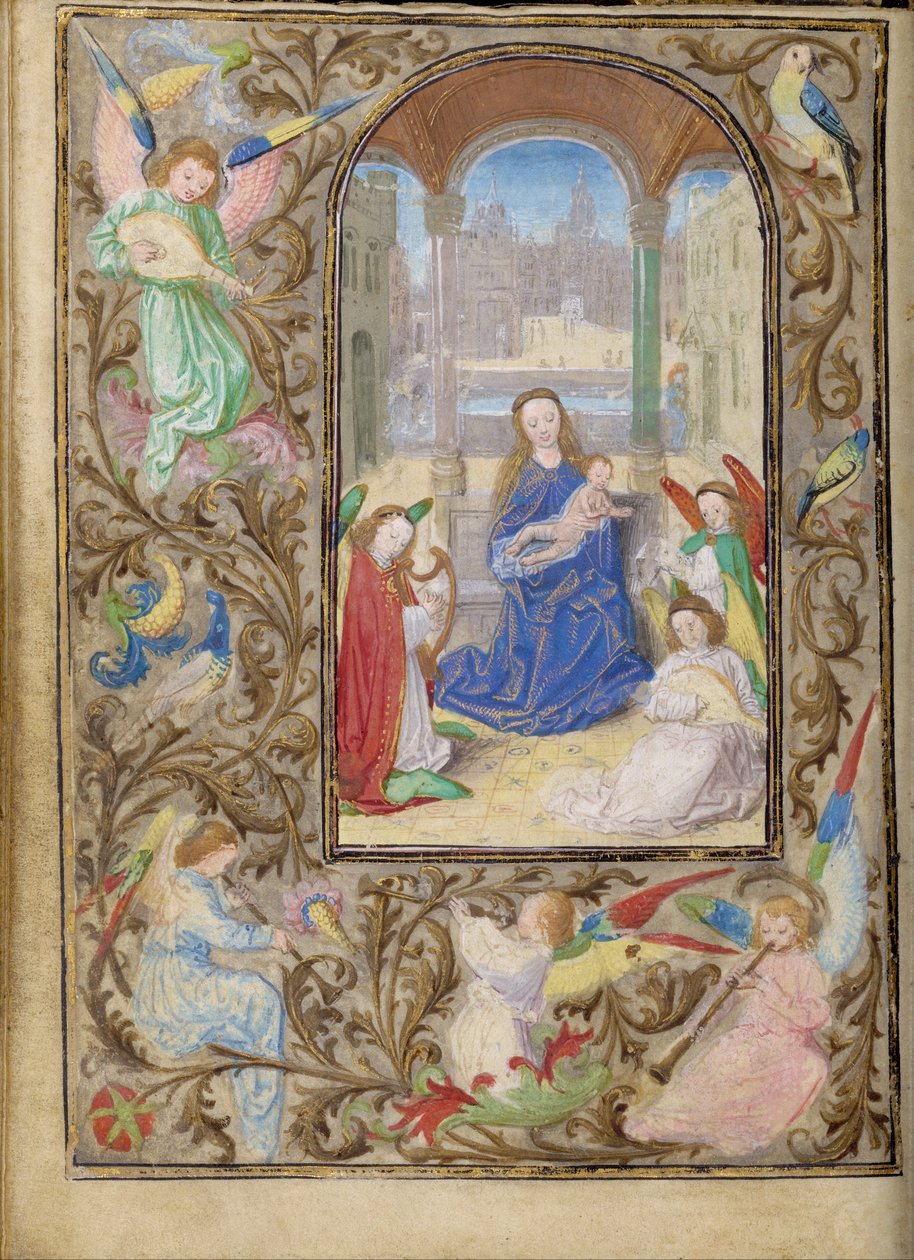 La Vergine col Bambino e Angeli da Lieven van Lathem
