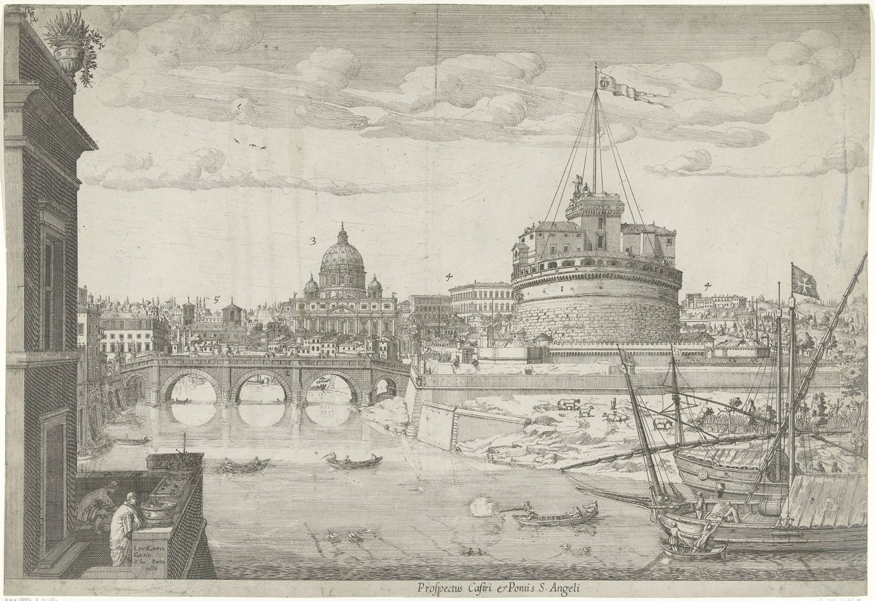 Vista di Roma da Lievin Cruyl
