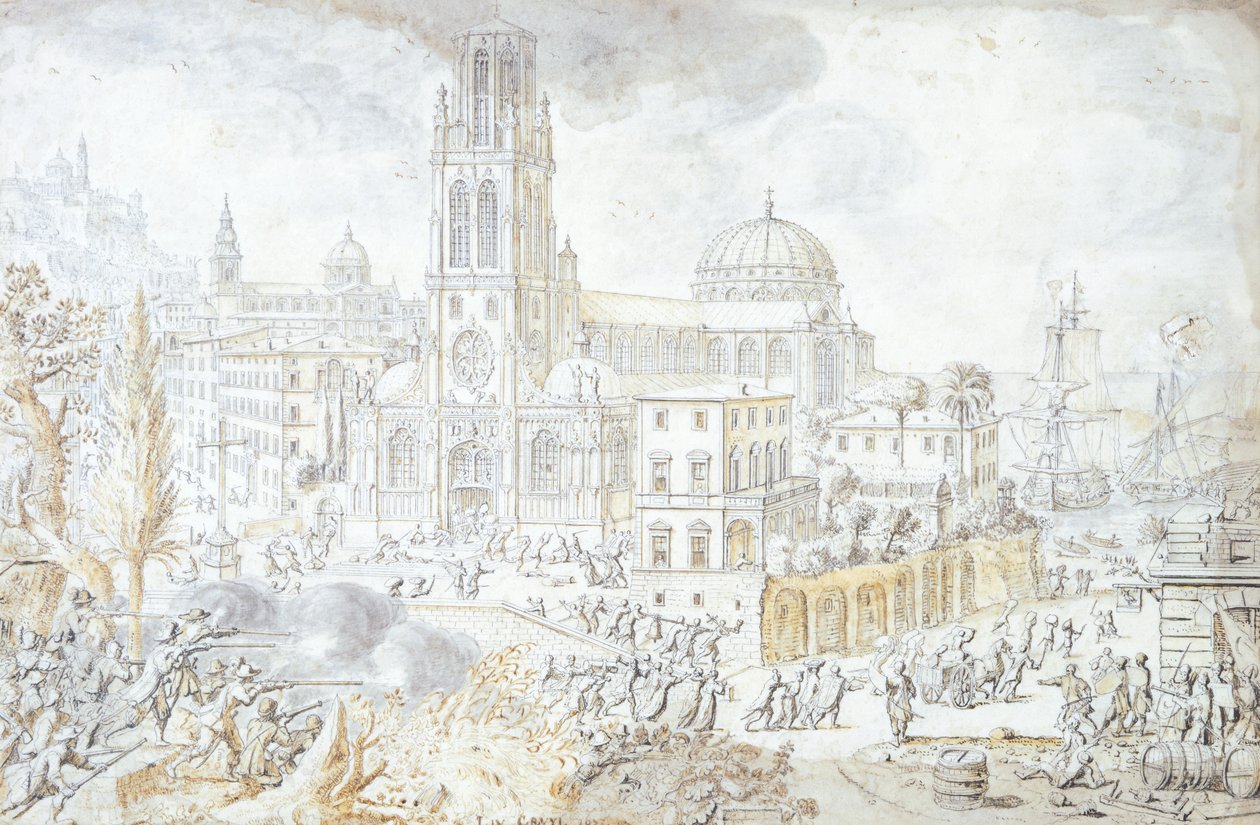 Veduta di Firenze da Lievin Cruyl