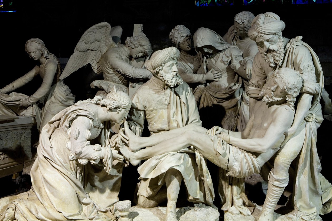 La sepoltura e lo svenimento della Vergine da Ligier Richier