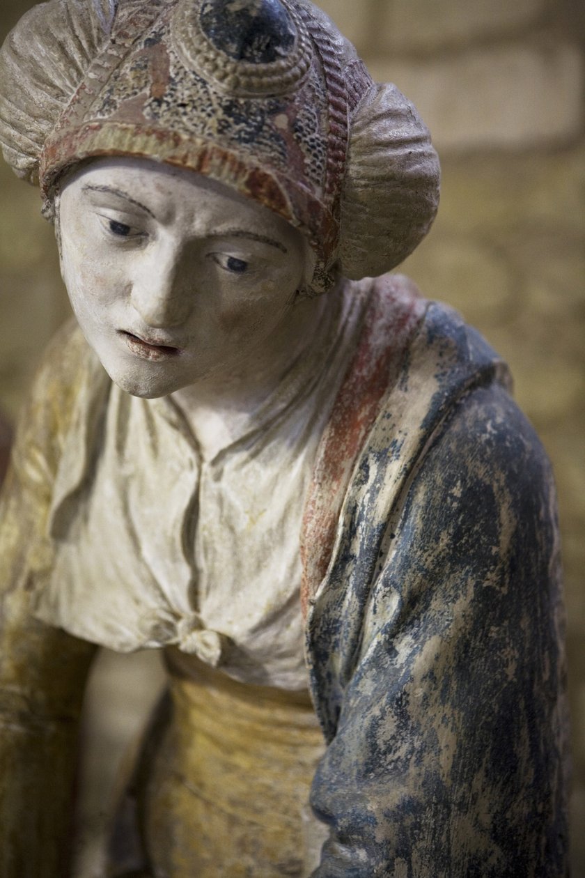 Santa donna con un cappello da Ligier Richier