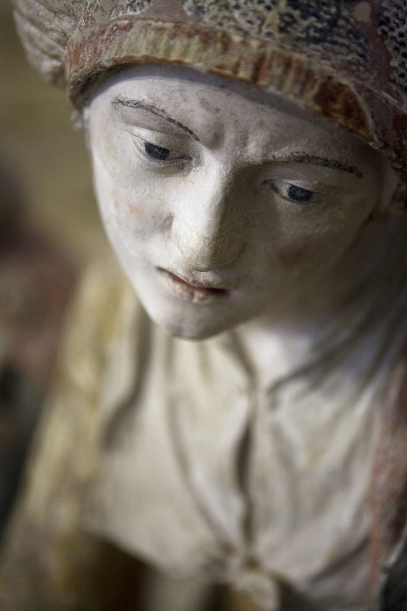 Santa donna con un cappellino da Ligier Richier