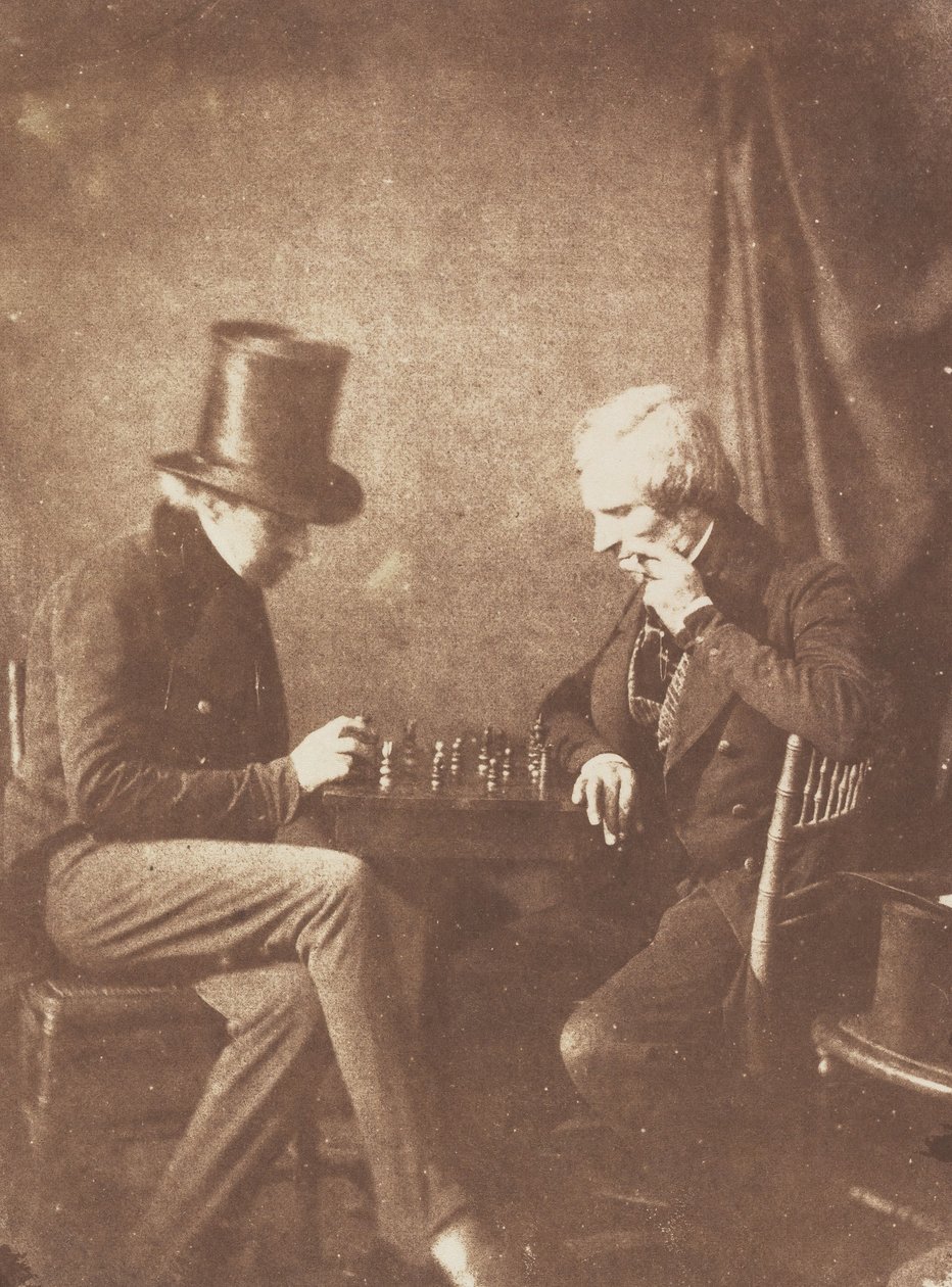 I Giocatori di Scacchi da Likely by Antoine François Jean Claudet.