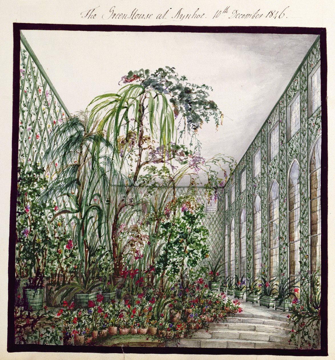 La serra ad Aynhoe, 1846 da Lili Cartwright