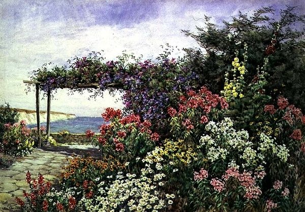 Il Bordo Fiorito, Sussex da Lilian Stannard