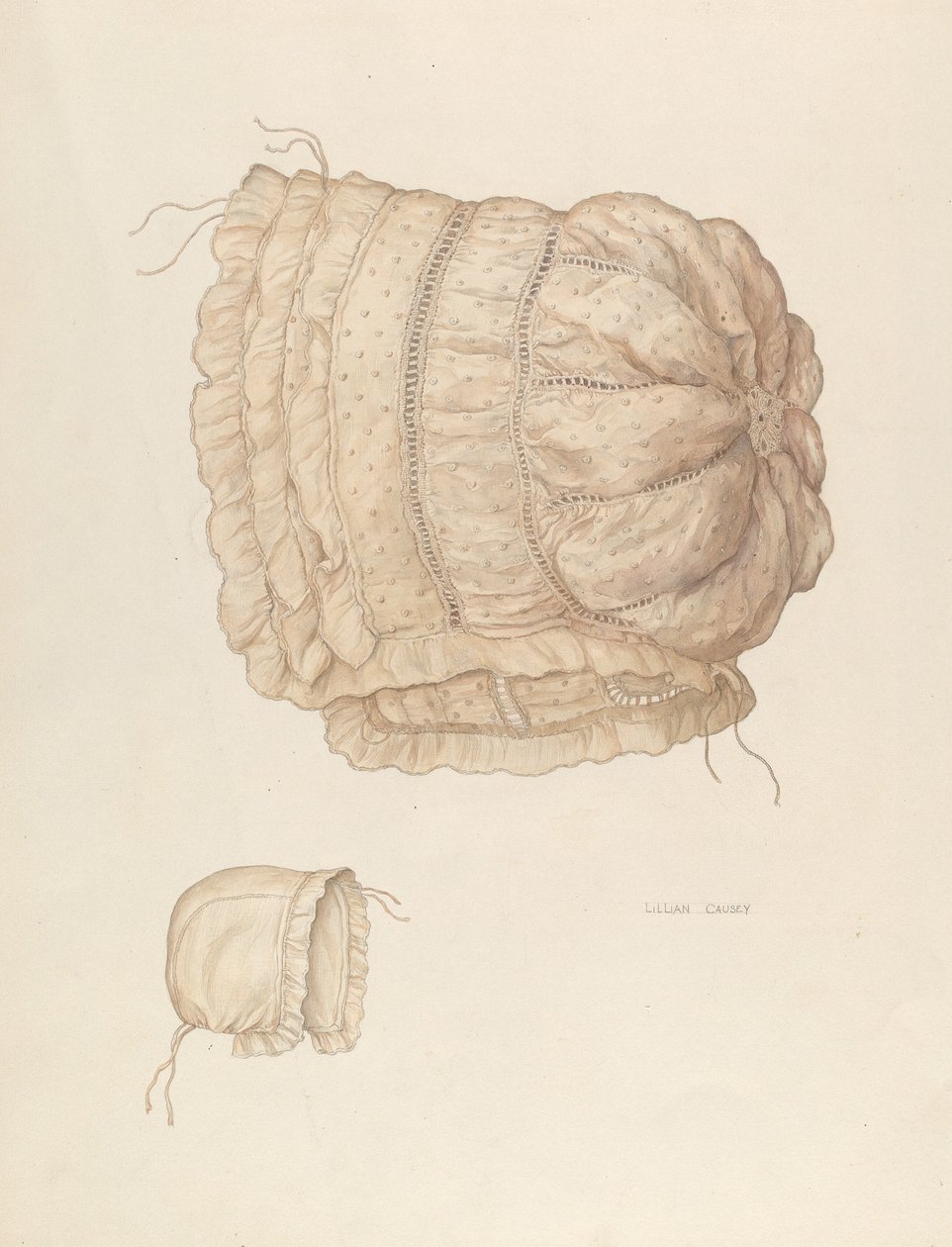 Cappello da bambino, c. 1939 da Lillian Causey