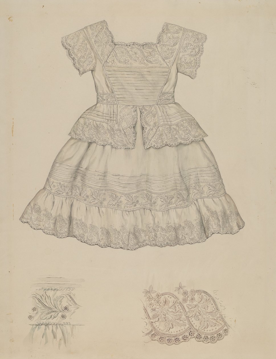 Vestito per bambino, 1935-1942 da Lillian Causey