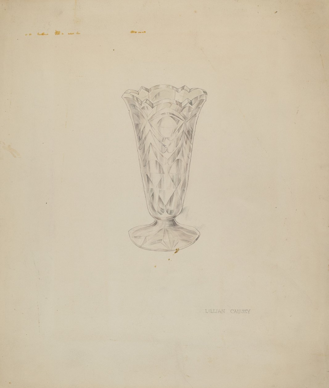 Vaso, ca. 1937 da Lillian Causey