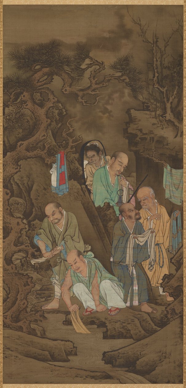 Luohan che lava, 1178 da Lin Tinggui