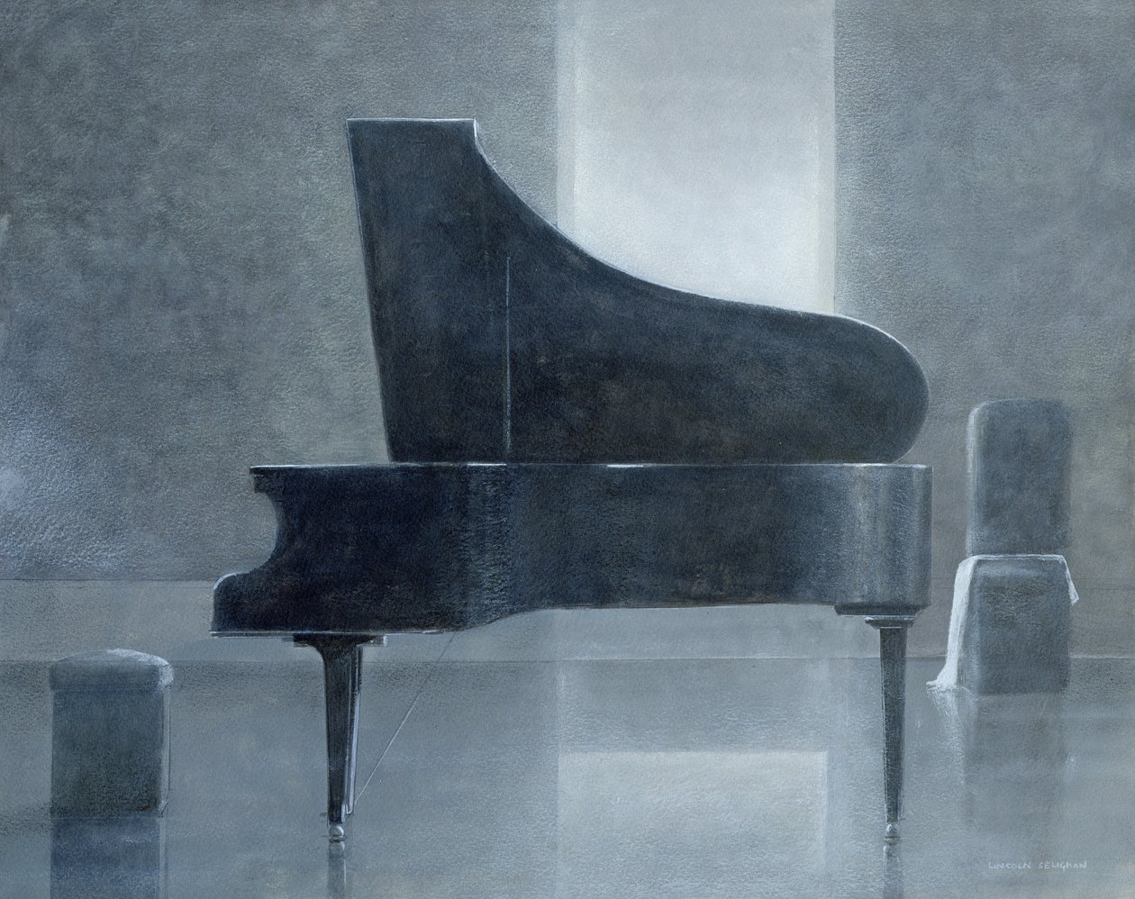 Pianoforte nero, 2004 da Lincoln Seligman