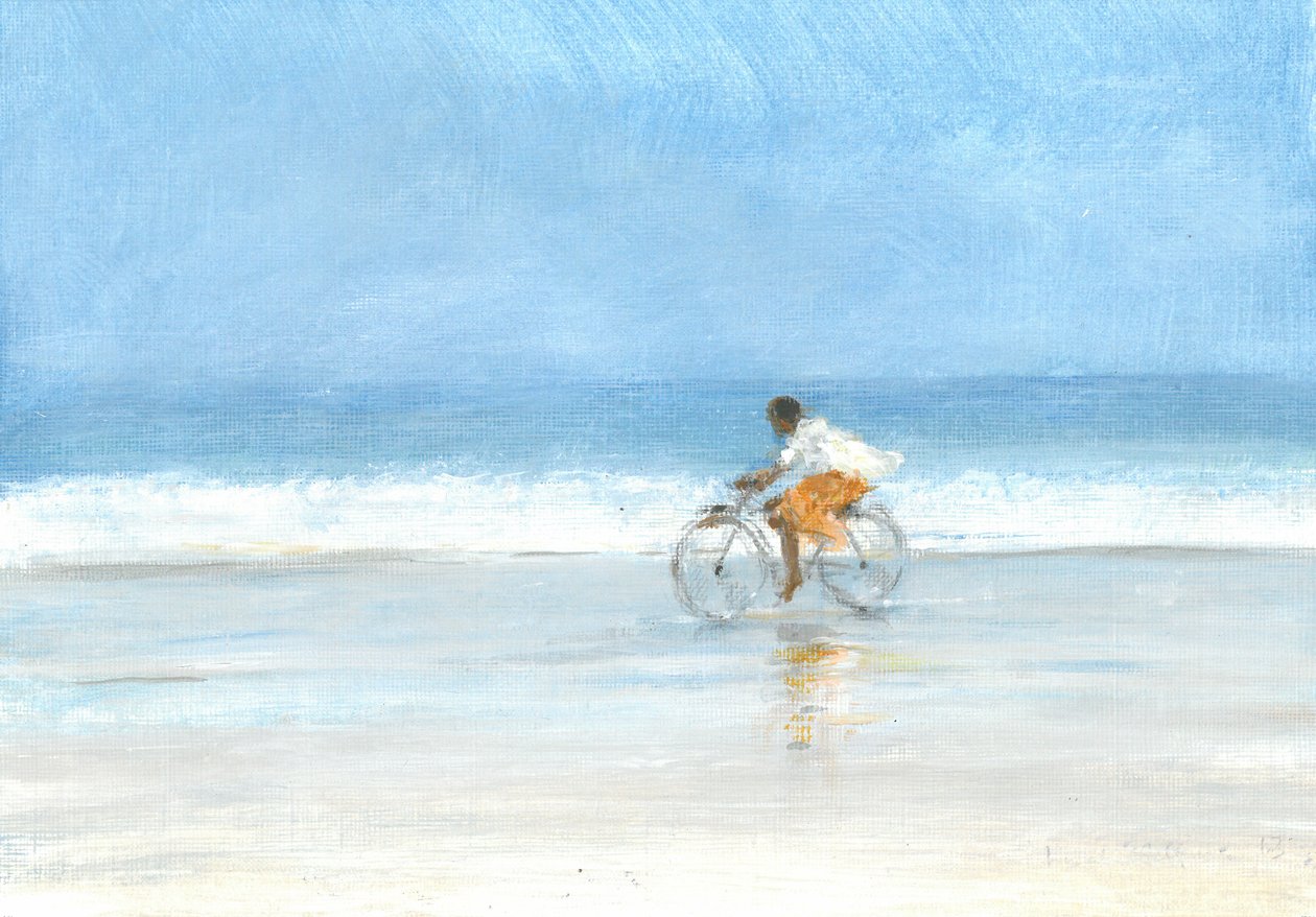 Ragazzo su una bicicletta 1, 2015 da Lincoln Seligman