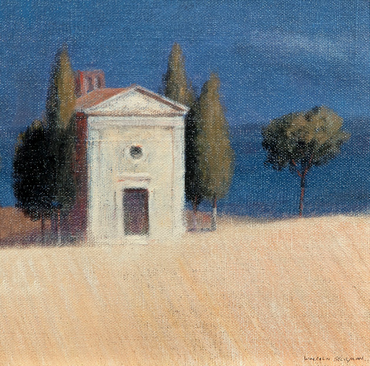 Cappella vicino a Pienza II, 2012 da Lincoln Seligman