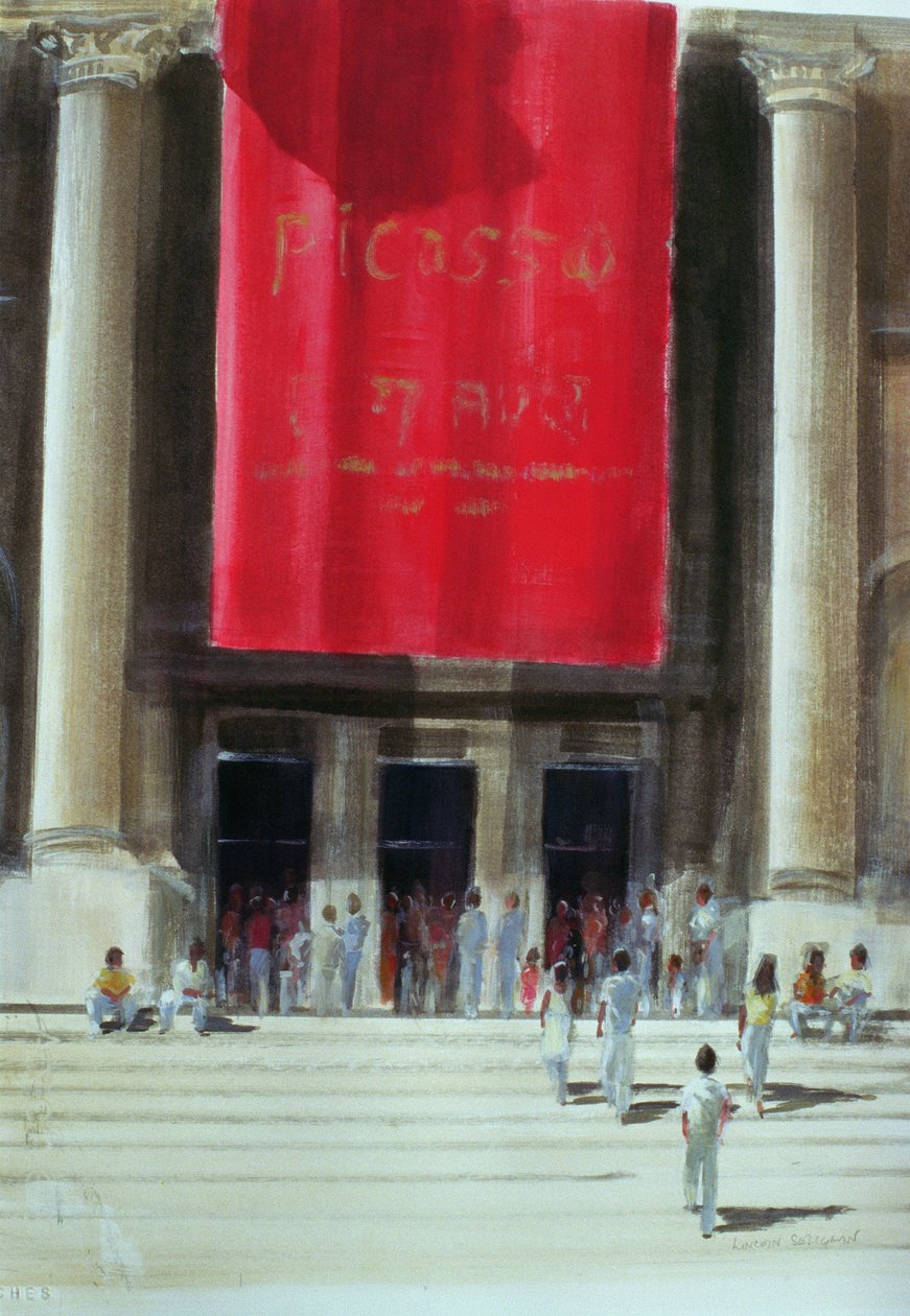 Ingresso al Metropolitan Museum, New York City, 1990 da Lincoln Seligman