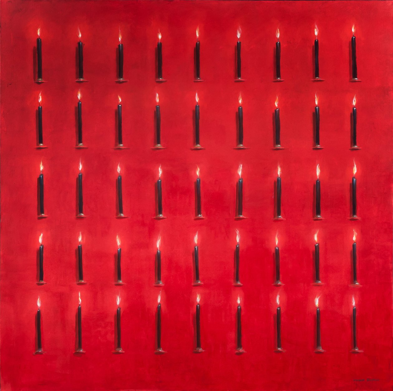 Quarantacinque candele, Sri Lanka, 2012 da Lincoln Seligman