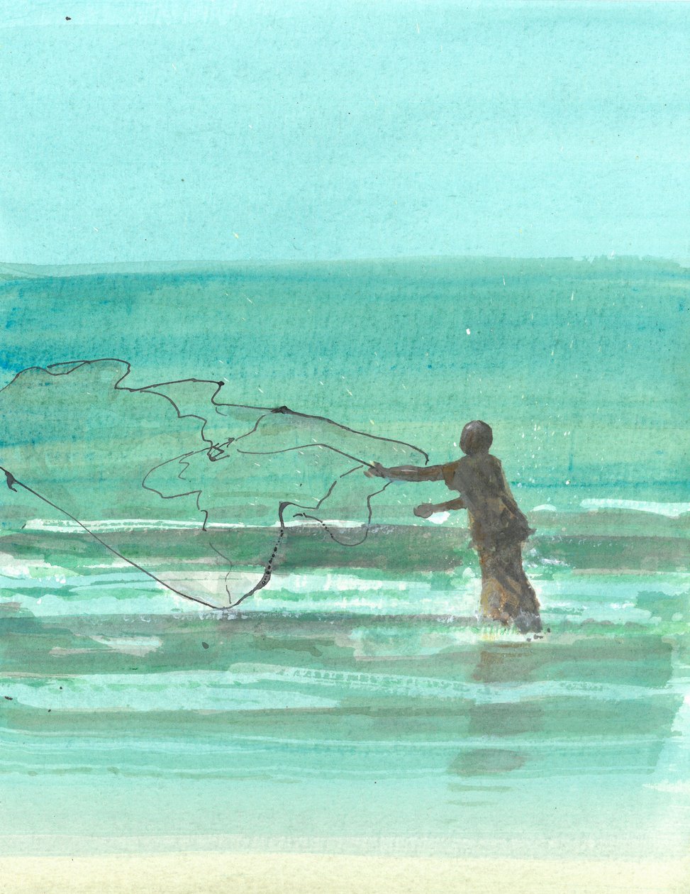 Pescatore solitario 1, 2015 da Lincoln Seligman
